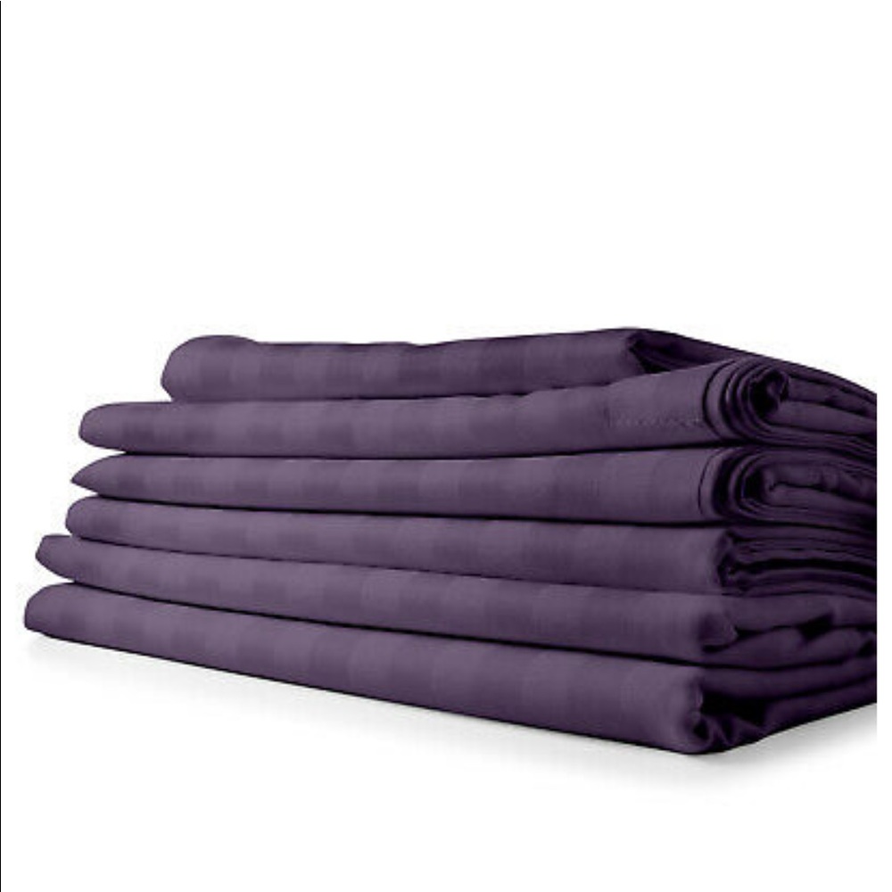 1800 count Fiber super soft Dolby Striped Sheets - Picture 5 of 8